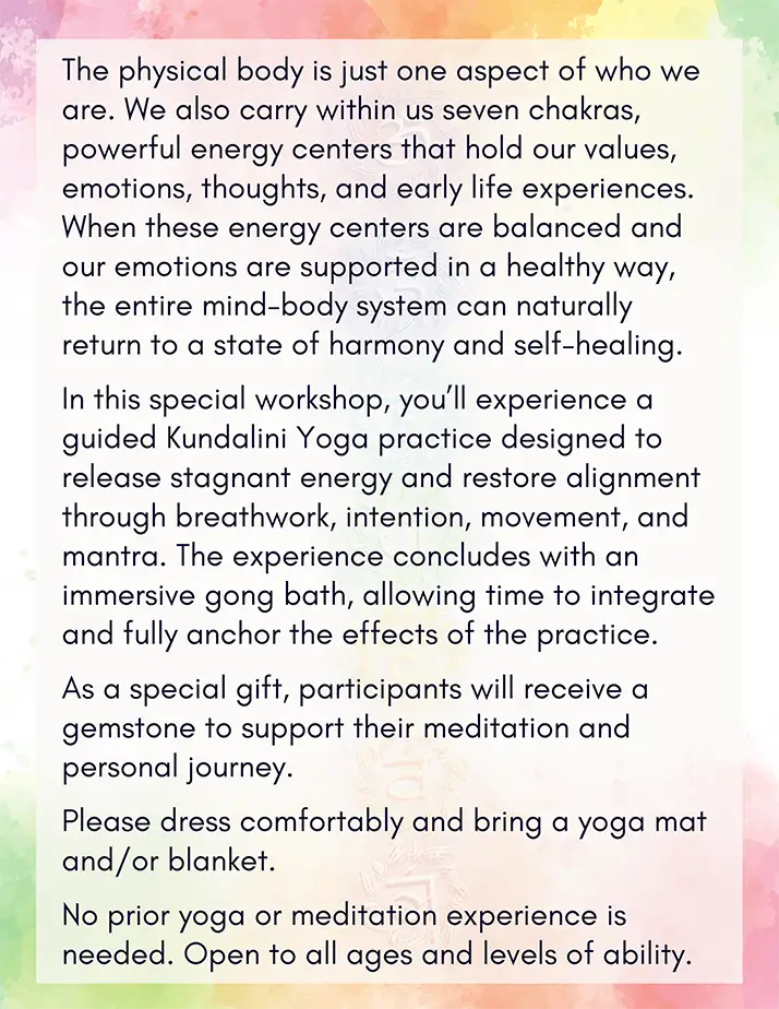 Chiropractic Issaquah WA Spring Reset Workshop 2